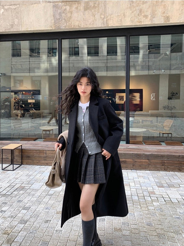 Woolen Long Coat