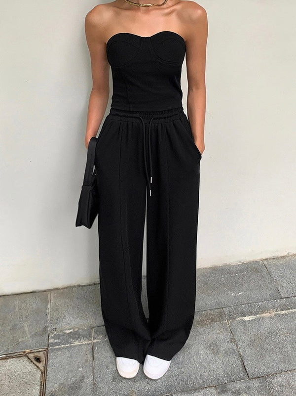 Drawstring Loose Sweatpants