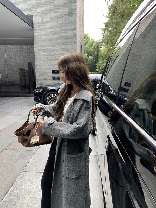 Long Knitted Coat