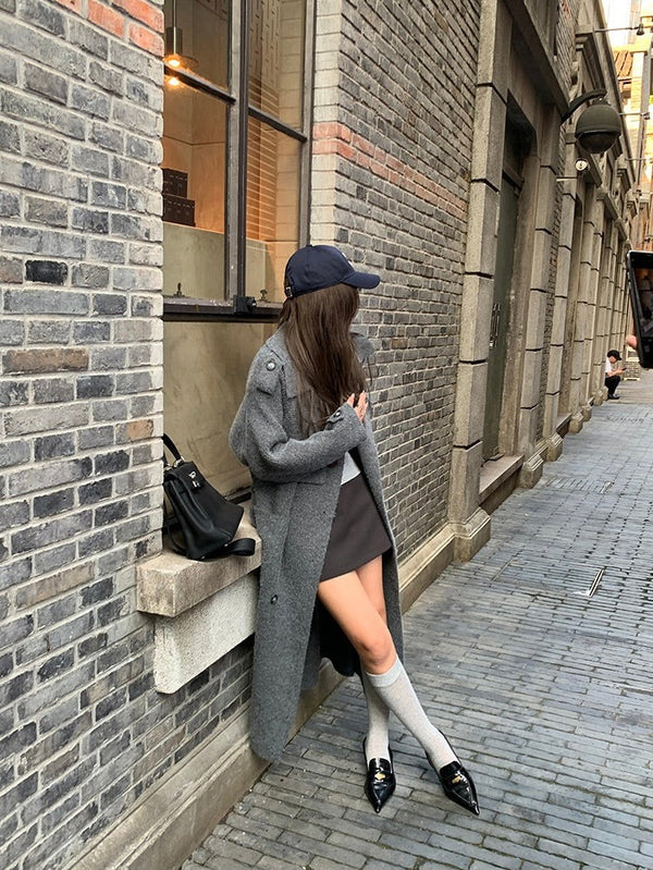 Long Knitted Coat