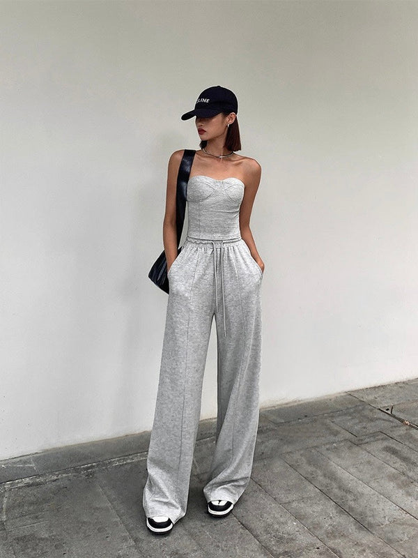 Drawstring Loose Sweatpants