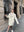 White Woolen Double-breasted Jacket