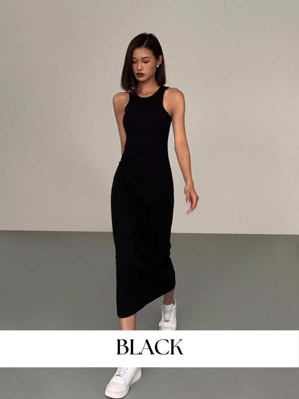 French Vest Long Dress