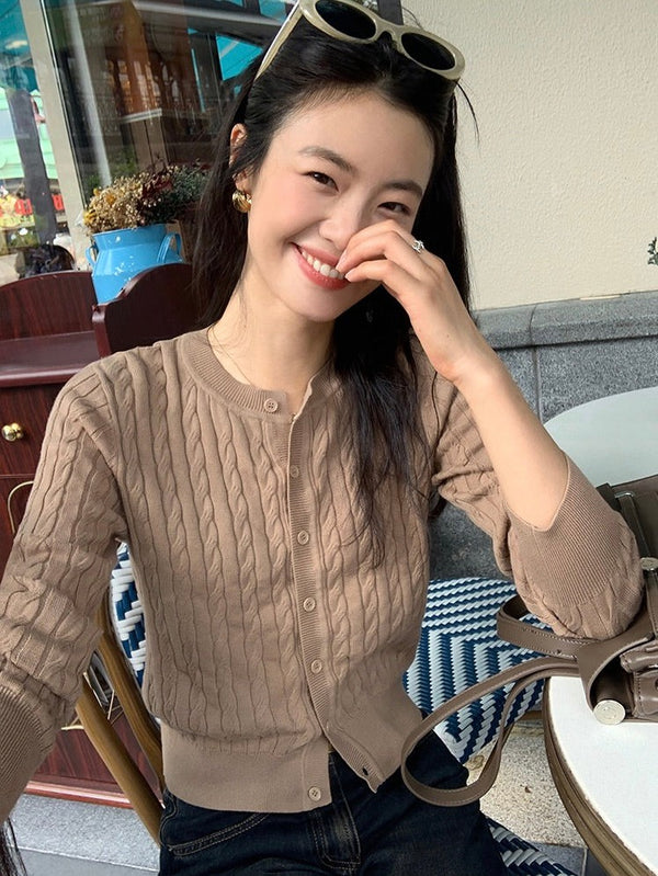 Twisted Knitted Sweater