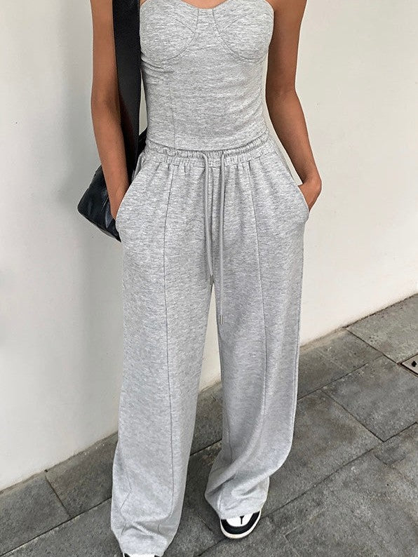 Drawstring Loose Sweatpants