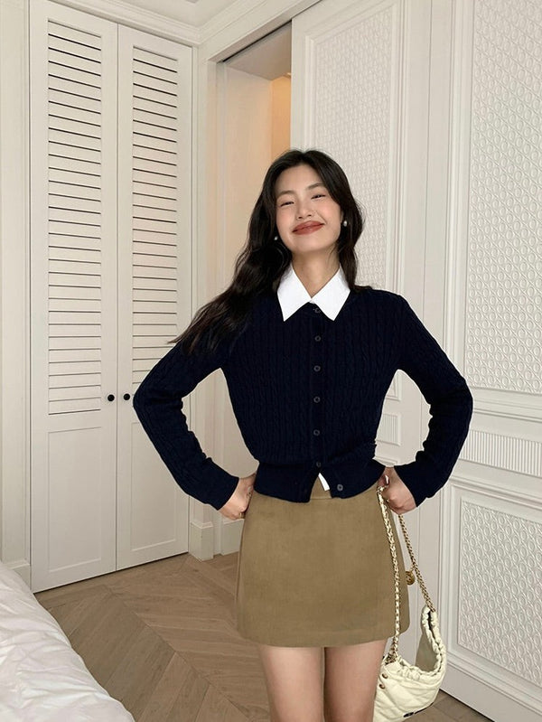 Twisted Knitted Sweater